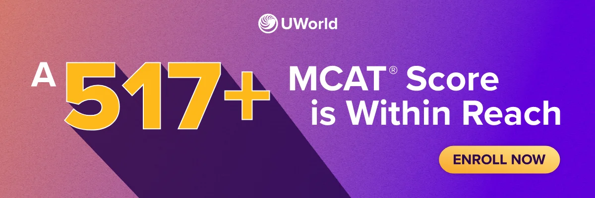 Enroll now to achieve a MCAT® score of 517+