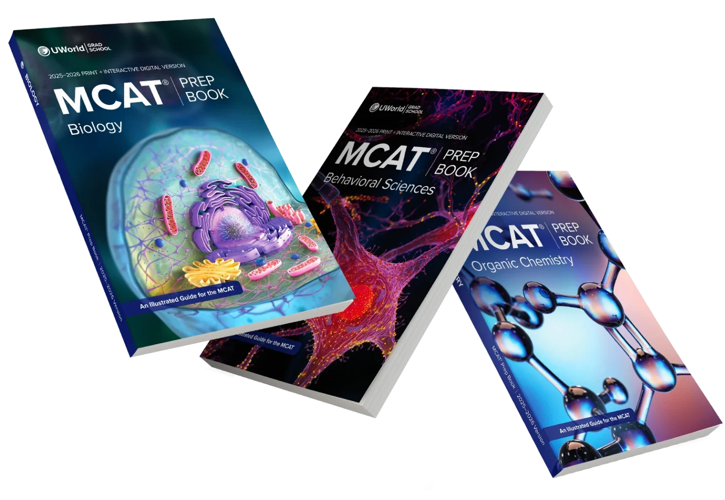 UWorld MCAT science prep books