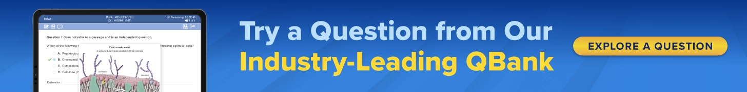 Try a Question from Our Industry-Leading QBank