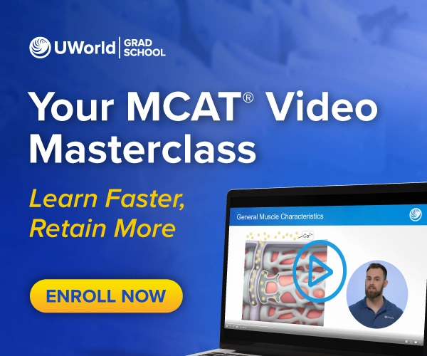 UWorld's MCAT® Video Lessons.