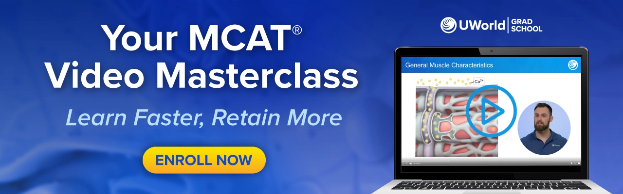 UWorld's MCAT® Video Lessons.
