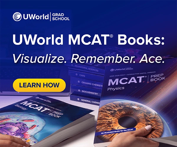UWorld's interactive MCAT® prep books.