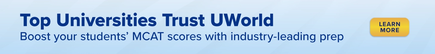 Learn why top universities trust UWorld