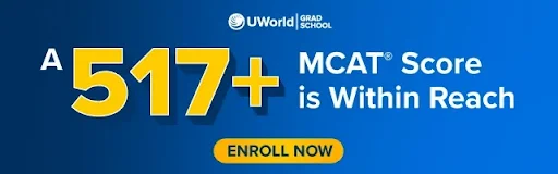 Enroll now to achieve a MCAT® score of 517+