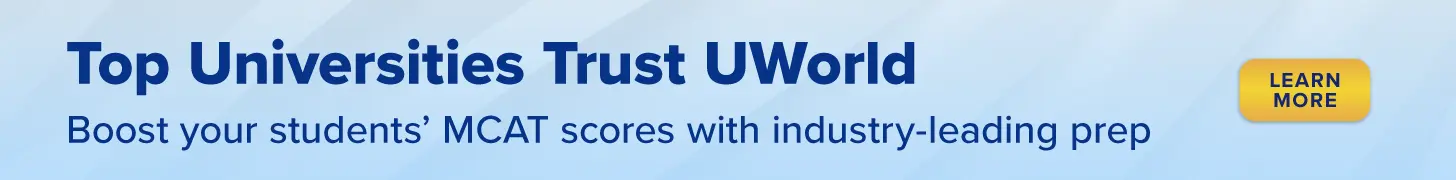 Learn why top universities trust UWorld